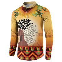 Dear Black Girl Button Sweatshirt African Black Women Pride