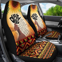Dear Black Girl Car Seat Cover African Black Women Pride