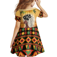 Dear Black Girl Family Matching Long Sleeve Bodycon Dress and Hawaiian Shirt African Black Women Pride