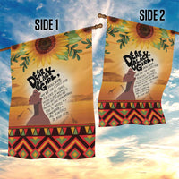 Dear Black Girl Garden Flag African Black Women Pride