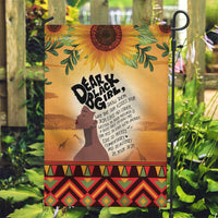 Dear Black Girl Garden Flag African Black Women Pride
