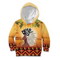 Dear Black Girl Kid Hoodie African Black Women Pride