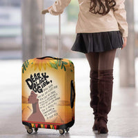 Dear Black Girl Luggage Cover African Black Women Pride