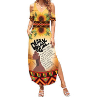 Dear Black Girl Summer Maxi Dress African Black Women Pride