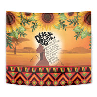 Dear Black Girl Tapestry African Black Women Pride