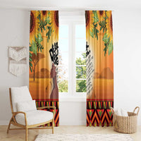 Dear Black Girl Window Curtain African Black Women Pride