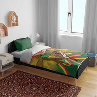 Black History Month Bedding Set Africa I Am Black