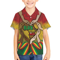 Black History Month Family Matching Summer Maxi Dress and Hawaiian Shirt Africa I Am Black
