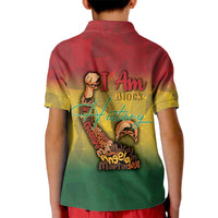 Black History Month Kid Polo Shirt Africa I Am Black