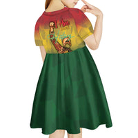 Black History Month Kid Short Sleeve Dress Africa I Am Black
