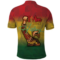 Black History Month Polo Shirt Africa I Am Black