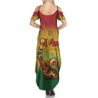 Black History Month Summer Maxi Dress Africa I Am Black