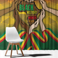 Black History Month Window Curtain Africa I Am Black