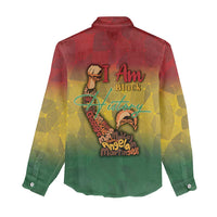 Black History Month Women Casual Shirt Africa I Am Black