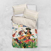 Mexico Cinco De Mayo Bedding Set Dancing Mexican