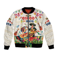 Mexico Cinco De Mayo Bomber Jacket Dancing Mexican