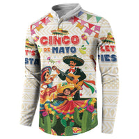 Mexico Cinco De Mayo Button Sweatshirt Dancing Mexican