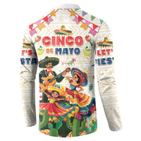 Mexico Cinco De Mayo Button Sweatshirt Dancing Mexican