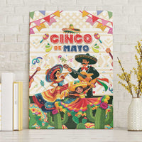 Mexico Cinco De Mayo Canvas Wall Art Dancing Mexican