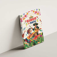 Mexico Cinco De Mayo Canvas Wall Art Dancing Mexican