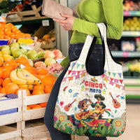 Mexico Cinco De Mayo Grocery Bag Dancing Mexican