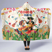 Mexico Cinco De Mayo Hooded Blanket Dancing Mexican