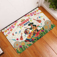 Mexico Cinco De Mayo Rubber Doormat Dancing Mexican