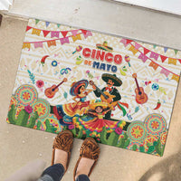 Mexico Cinco De Mayo Rubber Doormat Dancing Mexican