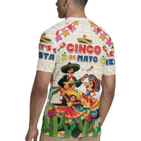 Mexico Cinco De Mayo Rugby Jersey Dancing Mexican