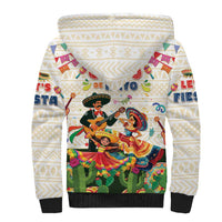 Mexico Cinco De Mayo Sherpa Hoodie Dancing Mexican