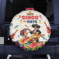 Mexico Cinco De Mayo Spare Tire Cover Dancing Mexican