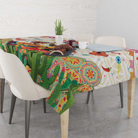 Mexico Cinco De Mayo Tablecloth Dancing Mexican