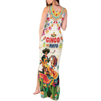 Mexico Cinco De Mayo Tank Maxi Dress Dancing Mexican