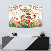 Mexico Cinco De Mayo Tapestry Dancing Mexican