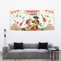 Mexico Cinco De Mayo Tapestry Dancing Mexican