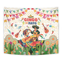 Mexico Cinco De Mayo Tapestry Dancing Mexican