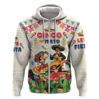 Mexico Cinco De Mayo Zip Hoodie Dancing Mexican
