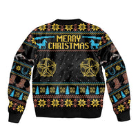Cowboy Merry Christmas Bomber Jacket DT04 - Wonder Print Shop