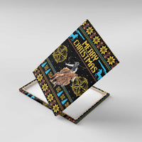 Cowboy Merry Christmas Canvas Wall Art DT04 - Wonder Print Shop