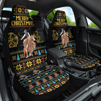 Cowboy Merry Christmas Car Seat Cover DT04 - Wonder Print Shop