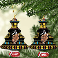 Cowboy Merry Christmas Ceramic Ornament DT04 - Wonder Print Shop