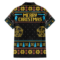 Cowboy Merry Christmas Family Matching Short Sleeve Bodycon Dress and Hawaiian Shirt DT04 - Wonder Print Shop