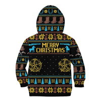 Cowboy Merry Christmas Kid Hoodie DT04 - Wonder Print Shop