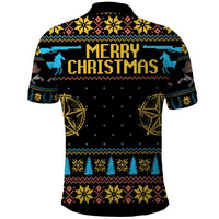 Cowboy Merry Christmas Polo Shirt DT04 - Wonder Print Shop