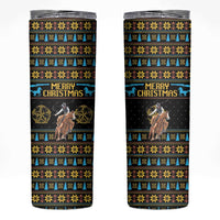 Cowboy Merry Christmas Skinny Tumbler DT04 - Wonder Print Shop