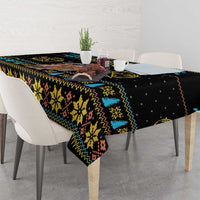 Cowboy Merry Christmas Tablecloth DT04 - Wonder Print Shop