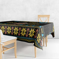 Cowboy Merry Christmas Tablecloth DT04 - Wonder Print Shop