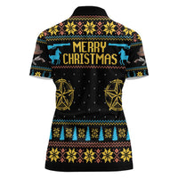 Cowboy Merry Christmas Women Polo Shirt DT04 - Wonder Print Shop