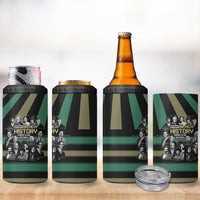 Without Black History There Is No History 4 in 1 Can Cooler Tumbler African Hub