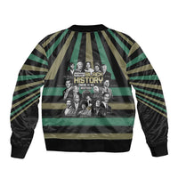 Without Black History There Is No History Sleeve Zip Bomber Jacket African Hub